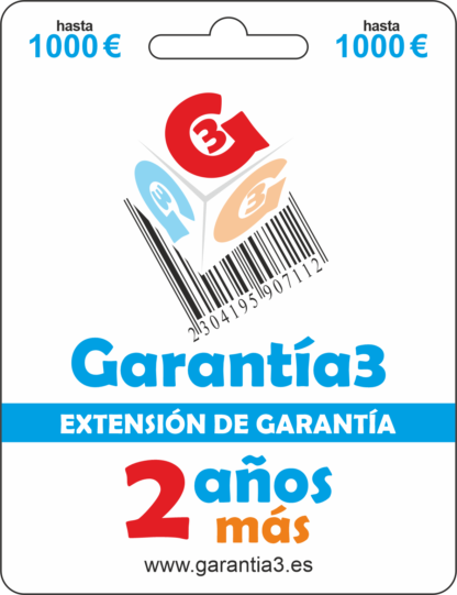 Garantía3 extensión de garantía 2 años más