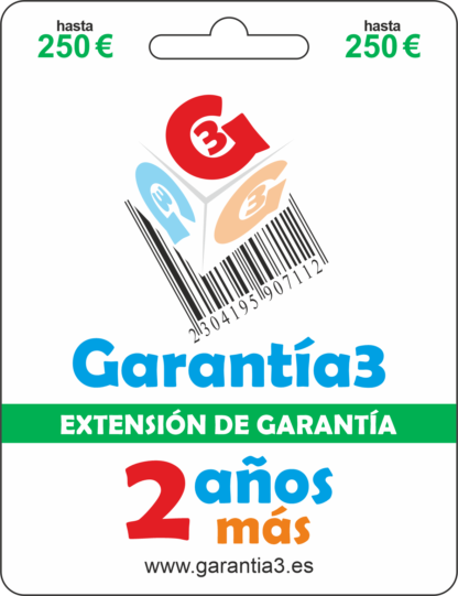 Garantía3 extensión de garantía 2 años más
